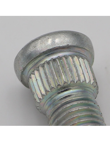 PARAFUSO de RODA Aço zinco branco M12X62 roscado sobre 44,5 passo de rosca de 125