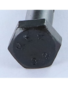 Corpo de parafuso cabeça hexagonal M5X45 Classe 8.8 Aço bruto 2