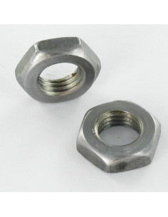 Porca hexagonal baixa hm/contraporca M8 Aço bruto