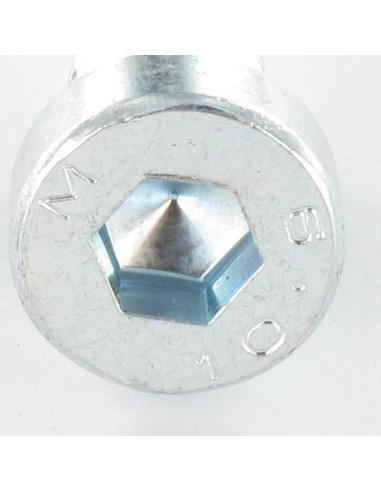 Parafuso de metais Parafuso cabeça oca sextavada cabeça baixa M10X20 rosca total chave de 7 Classe 8.8 Aço zinco
