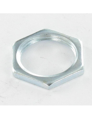 Porca hexagonal baixa hm/contraporca 17 passo de rosca de 100 EP2.4 S/PLAT21 Aço zinco branco