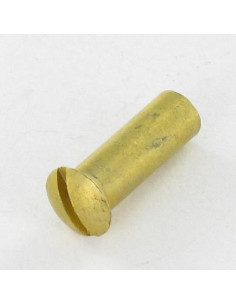 Porca rebitar cabeça fresada de panela sulcada M4X12 5X16 Bronze