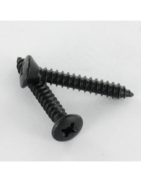 Parafuso de chapa cabeça fresada de panela Pozi 4,8 x 32 Aço zinco preto