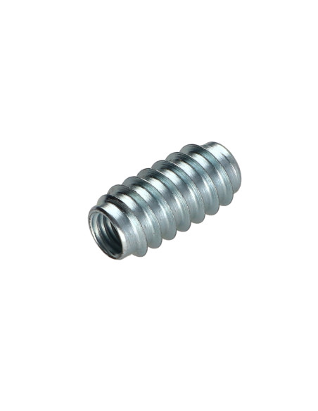 Inserto não ranhurada Aço zinco branco M8 12X25