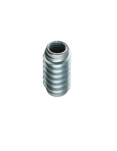 Inserto não ranhurada Aço zinco branco M8 12X25
