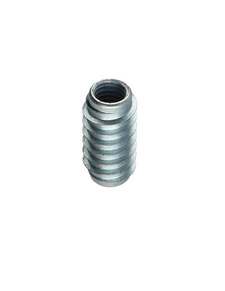 Inserto não ranhurada Aço zinco branco M8 12X25
