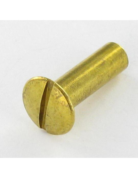 Porca rebitar cabeça fresada de panela sulcada M4X13 5,4X19 Bronze