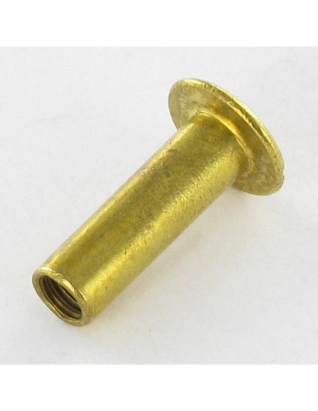Porca rebitar cabeça fresada de panela sulcada M4X13 5,4X19 Bronze