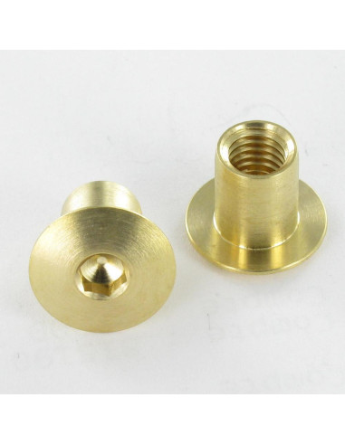 Porca rebitar cabeça panela chave de 5 10X12 M8X8,5 Bronze