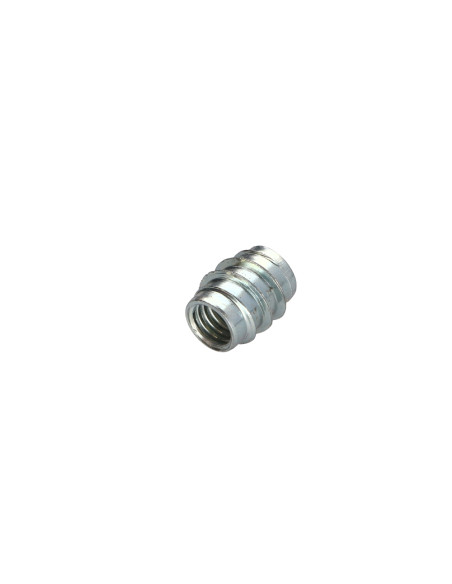 Inserto não ranhurada Aço zinco branco M8 12X15 'RM'