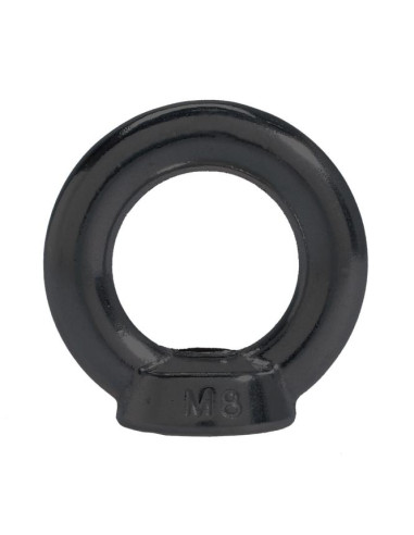 Porca con Anilha de elevação M10 Aço inoxidável A4 Preto
