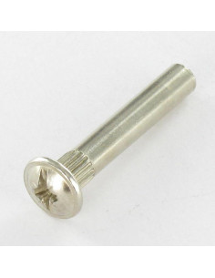 Porca rebitar cabeça cabeça de cogumelo Fenda Pozi M4X15 5X35 Aço niquelado