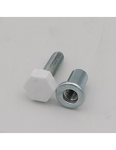 Atuador pneumático ajuste PREMONTE +CT branco 6X30 Aço zinco branco