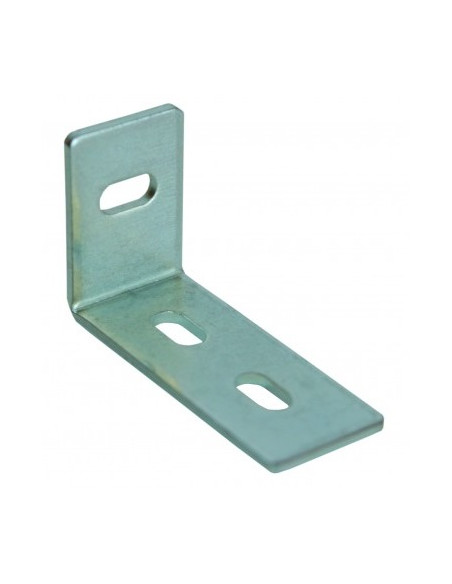 Curva ajuste 30X50X20 3 orifícios Aço zinco branco