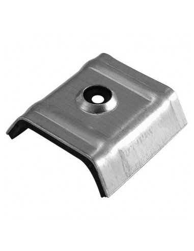 Cavalete de chapa com junta de mousse estanque 40X25 Alumínio RAL6005 verde musgo