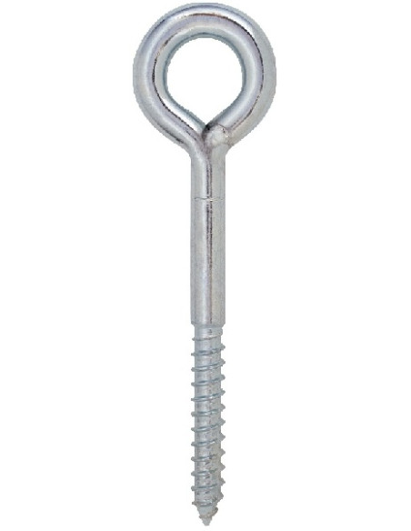 Parafuso de cabeça olhall 12X160 olho 23 Aço zinco branco