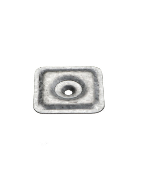Placa de vedação 40X40 orifício 6 forte resistência à corrosão Aço galvanizado a quente