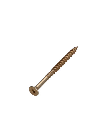Parafuso de madeira aglomerado VBA3 cabeça fresada dentado 3,5X50 roscado sobre 30 TORX T10 Dicromato