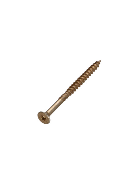 Parafuso de madeira aglomerado VBA3 cabeça fresada dentado 3,5X50 roscado sobre 30 TORX T10 Dicromato