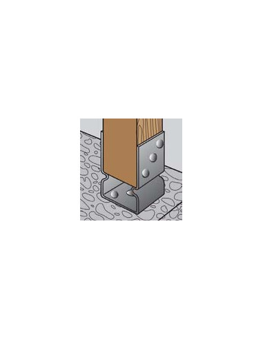 Suporte para viga forma U 71X60X150 forte resistência à corrosão Aço galvanizado a quente