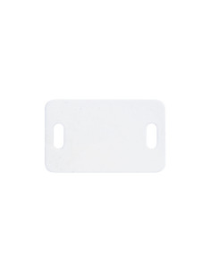 PLACA IDENTIFICAÇÃO nylon branco 26,4 x 16,2 - Parafuso Express