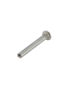 Porca rebitar cabeça cabeça de cogumelo Fenda Pozi M4X15 5X40 Aço niquelado 2