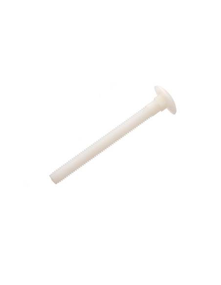 Parafusos Cabeça Redonda Pescoço Quadrado M8X20 natural nylon