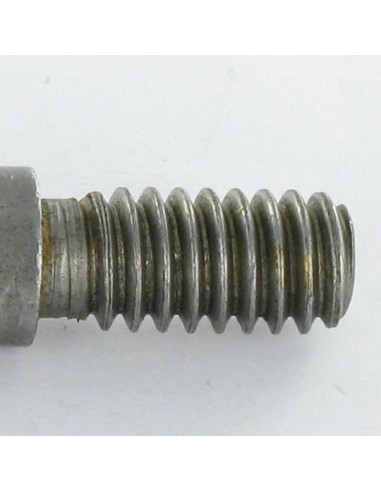 Pino Aço zinco branco longo M6X51 passo de rosca de 100 cabeça 8,5