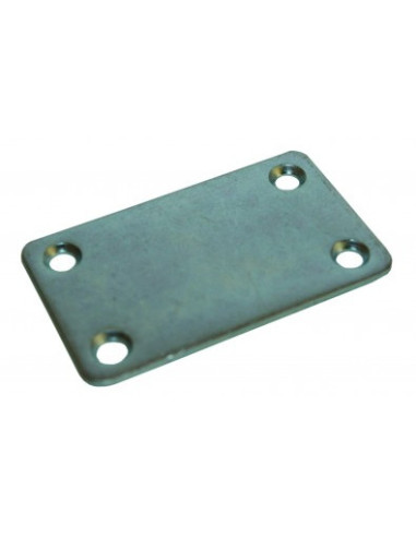 Placa CONJUNTO 50X82 Aço zinco branco - Parafuso Express