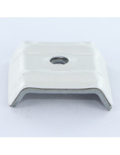 Cavalete de chapa com junta EPDM estanque 40X25 Alumínio RAL9002 branco acinzentado