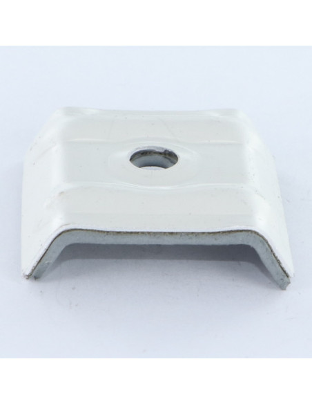 Cavalete de chapa com junta EPDM estanque 40X25 Alumínio RAL9002 branco acinzentado