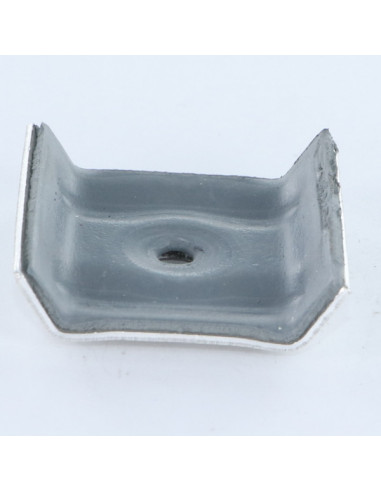 Cavalete de chapa com junta EPDM estanque 40X25 Alumínio RAL9002 branco acinzentado
