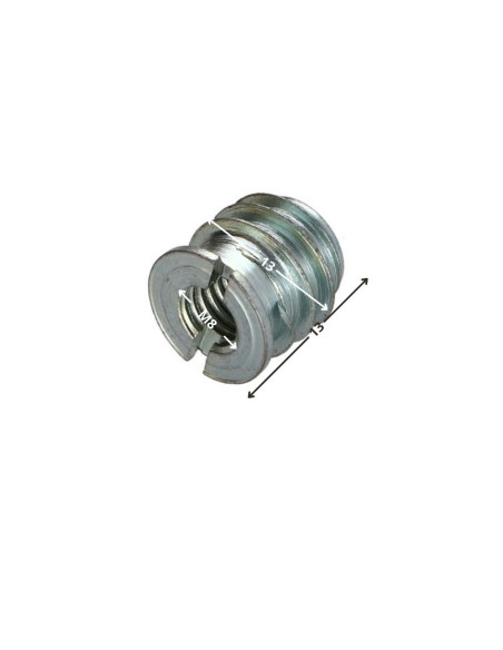 Parafuso Inserção auto-roscante de rosca M8 13X13 Aço zinco branco