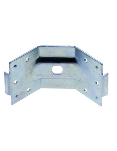 Ferragem para mesa 11 FUROS Aço zinco branco - Parafuso Express