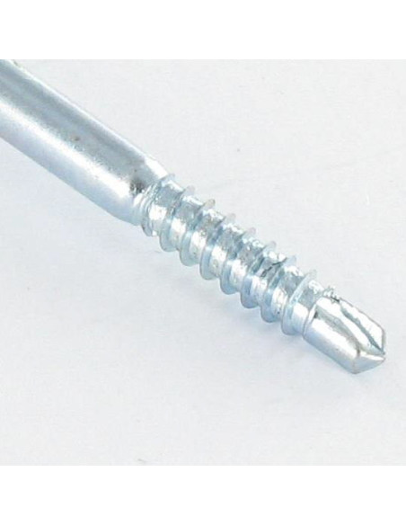 Autoperfurante cabeça cilíndrica panela phillips 2,9 x 29 Aço zinco branco