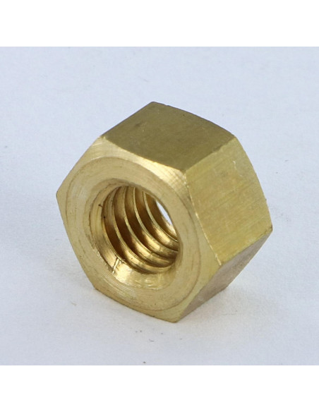 Porca Bronze HH M8 espessura 8 - Parafuso Express
