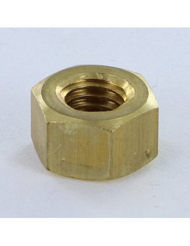 Porca Bronze HH M8 espessura 8 - Parafuso Express