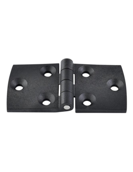 Dobradiça simétrico 80x40 náilon preto - Parafuso Express