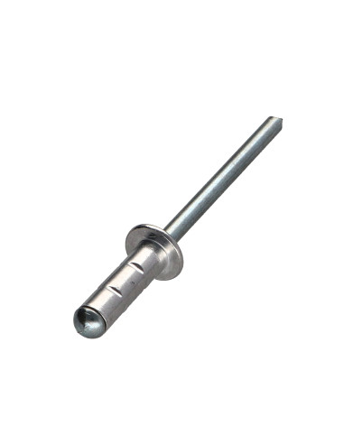 Blindklinknagels Aluminium Staalstaaf 3,2 x 11 cabeça PLA Multi-serrilha