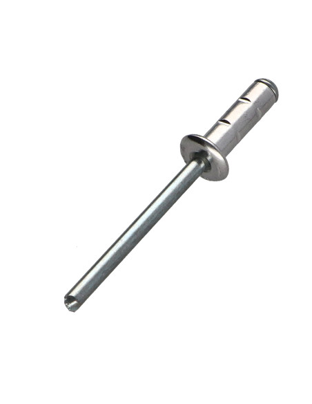 Blindklinknagels Aluminium Staalstaaf 3,2 x 11 cabeça PLA Multi-serrilha