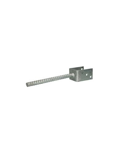 Postbasis forma U 60X100X81 forte resistência à corrosão Aço galvanizado a quente