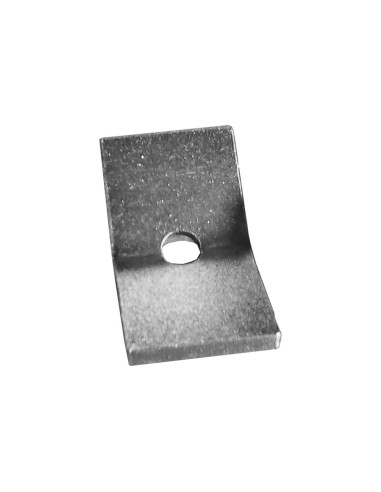FOLHETO Aço zinco branco 66X35 perfurado 10 - Parafuso Express