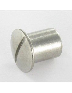 Porca rebitar cabeça panela sulcada 12,5 x 15 M8X12 Aço inoxidável
