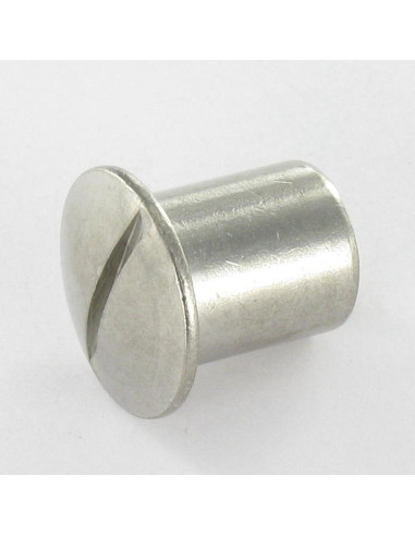 Porca rebitar cabeça panela sulcada 12,5 x 15 M8X12 Aço inoxidável