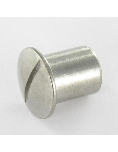 Porca rebitar cabeça panela sulcada 12,5 x 15 M8X12 Aço inoxidável