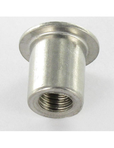 Porca rebitar cabeça panela sulcada 12,5 x 15 M8X12 Aço inoxidável