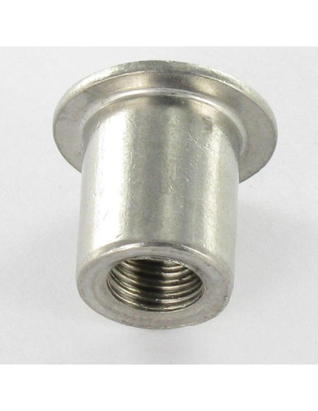 Porca rebitar cabeça panela sulcada 12,5 x 15 M8X12 Aço inoxidável