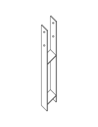 Postbasis forma H 91X600X60X6 forte resistência à corrosão Aço galvanizado a quente