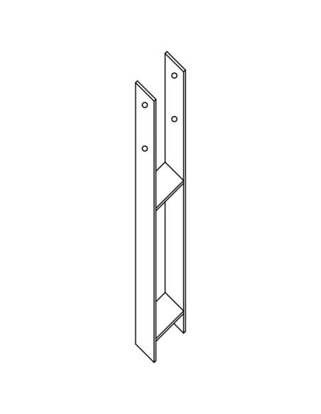 Postbasis forma H 91X600X60X6 forte resistência à corrosão Aço galvanizado a quente