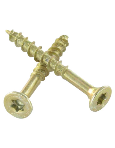 PARAFUSO Spax cabeça fresada TORX T20 4X25 roscado sobre 25 Aço zinco preto